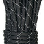 Cuerda paracaídas mosquetón resistente 0.217" color negro