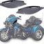 Deflectores viento color humo Harley Electra Glide 14-22