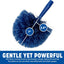 Plumero redondeado cerdas electrostáticas 9x7x7pulg azul pack 12