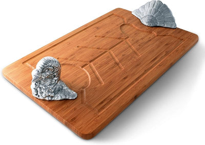 Bandeja aluminio para servir carnes 23x13.5pulg