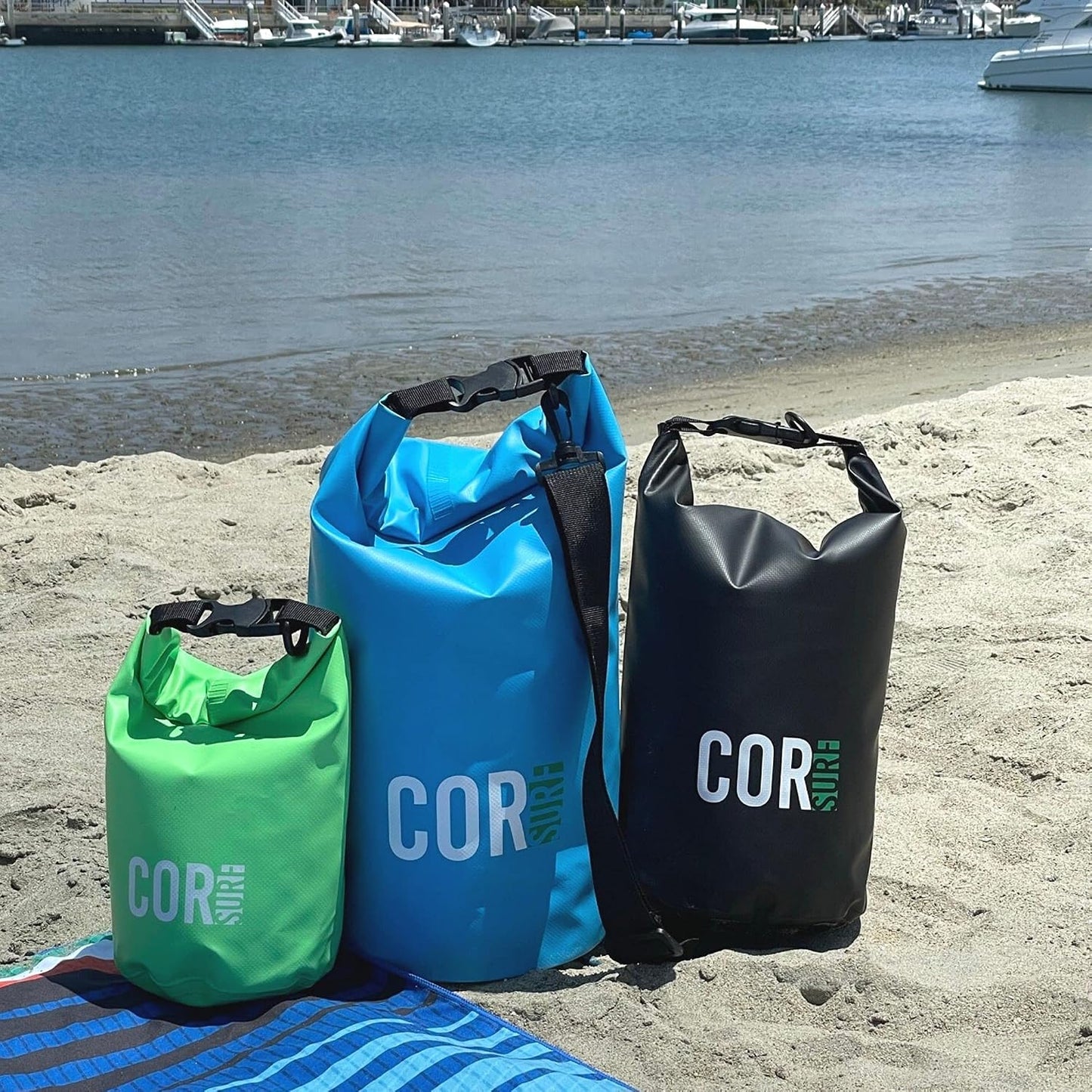 Bolsa flotante impermeable 3-15L para kayak y camping