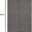 Alfombra baño boho 2x3pulg algodón borlas negro blanco