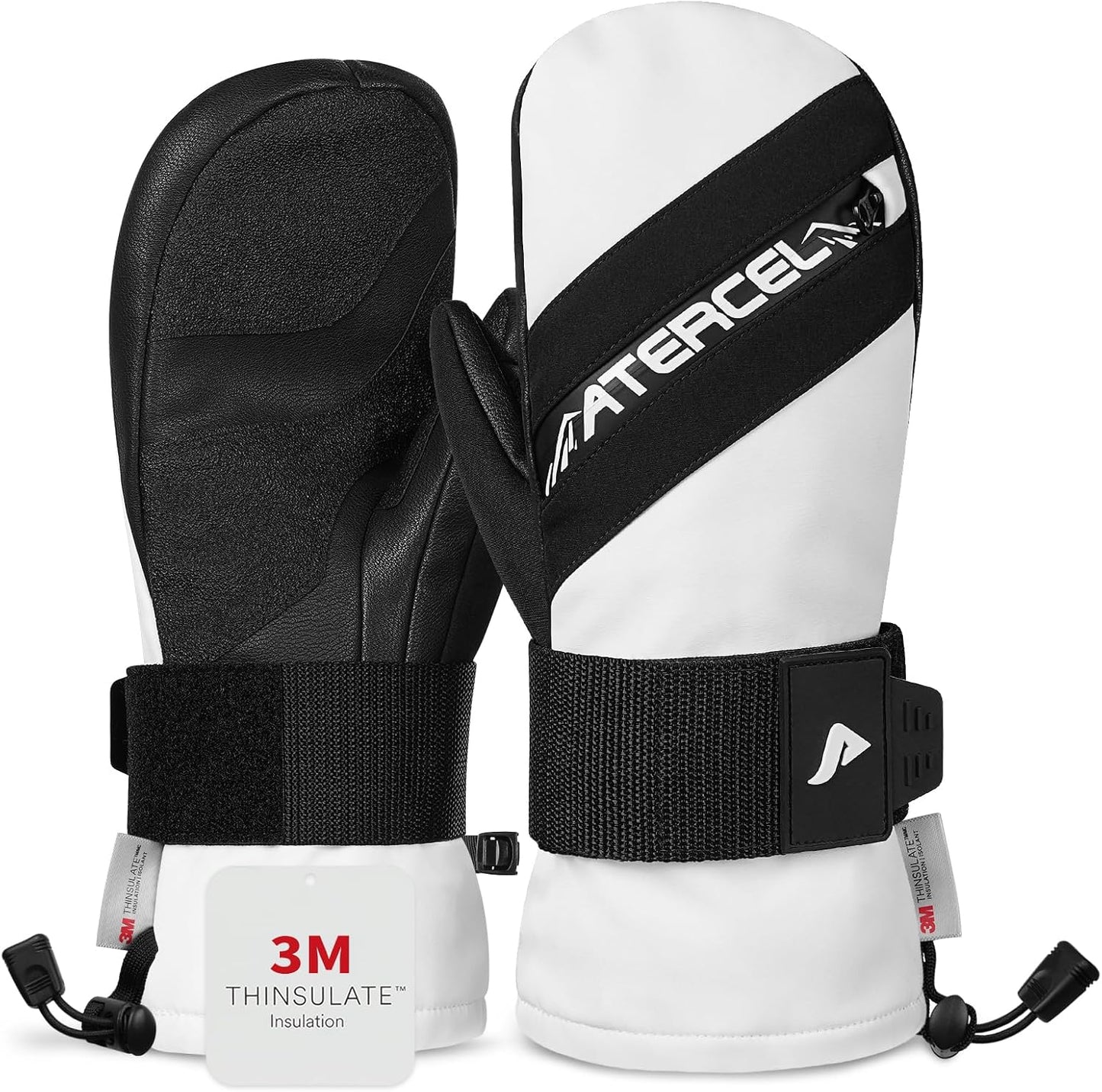 Guantes esquí impermeables Thinsulate 3M para hombre y mujer