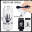 12 Fundas Neopreno Esqueleto Gótico Blanco Negro
