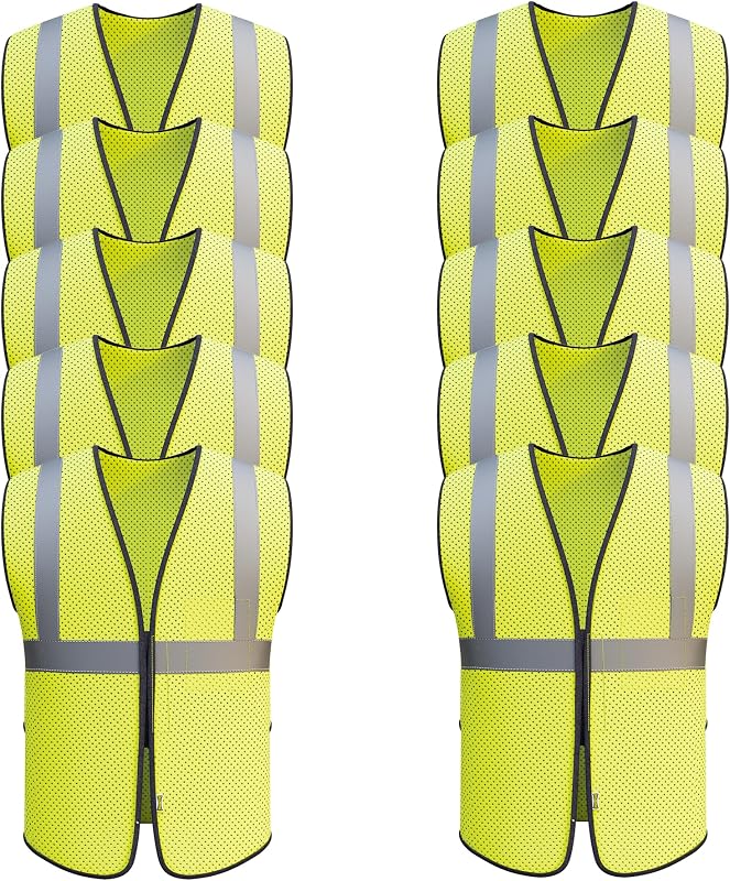 Chaleco seguridad reflectante con bolsillos tallas S/M-5X