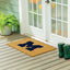 Tapete fibra coco U. de Michigan 36x24pulg logotipo oficial