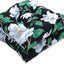 Cojín floral asiento silla 19x19" resistente 2 unidades