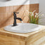 Grifo baño bronce cascada 1 agujero manguera desplegable