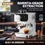 Cafetera Espresso Todo en Uno con Molinillo y Control PID