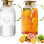 Jarra vidrio 2 litros set 2 vintage café té