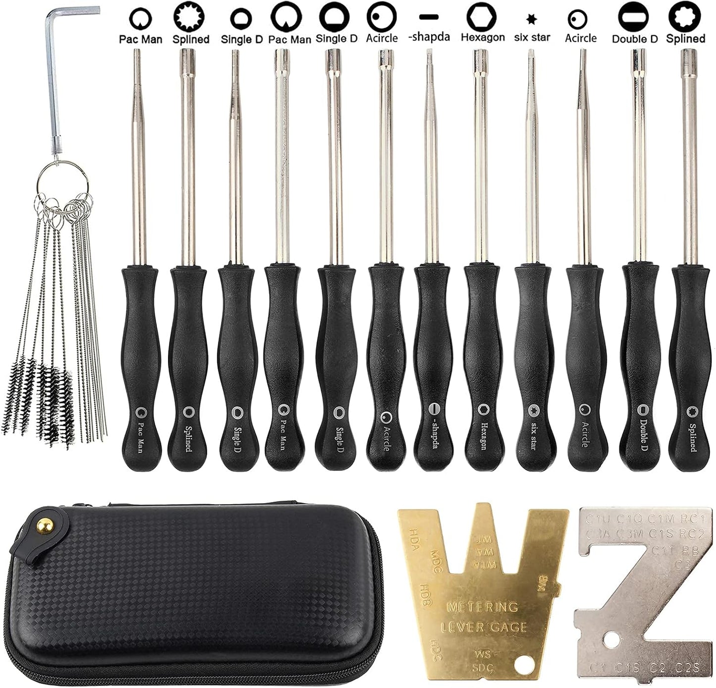 12 Pzas Herramientas Ajuste Carburador 2 Ciclos Motor