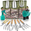 Set 9 herramientas jardinería con bolsa y guantes antiderrap