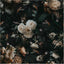 Papel tapiz adhesivo remov. floral oscuro 17.5x393"