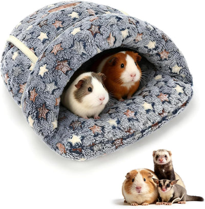 Cama conejillo forro polar cojín jaula acogedora