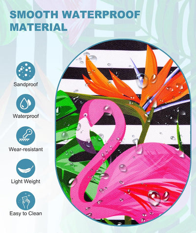 Bolsa playa extra grande impermeable con compartimento húmedo
