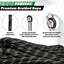 Conjunto linea vida vertical 150ft cuerda poliéster con