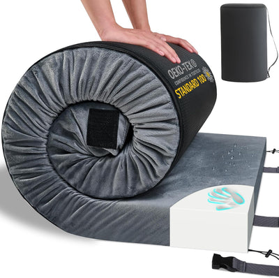 Colchón espuma memory para camping adultos plegable