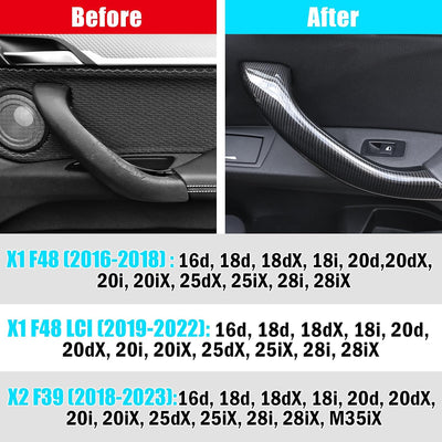 Cubierta manija puerta BMW X1/X2 derecha 4PCS
