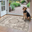 Tapete entrada lavable 2x3pies suave antideslizante beige