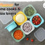 Caja prueba masa pizza 1000ml silicona alimenticia con tapa