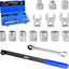 Kit 15 Pzas Herramientas Tensor Correa Serpentina