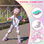 Patines para niños arco iris ruedas iluminadas ajustables