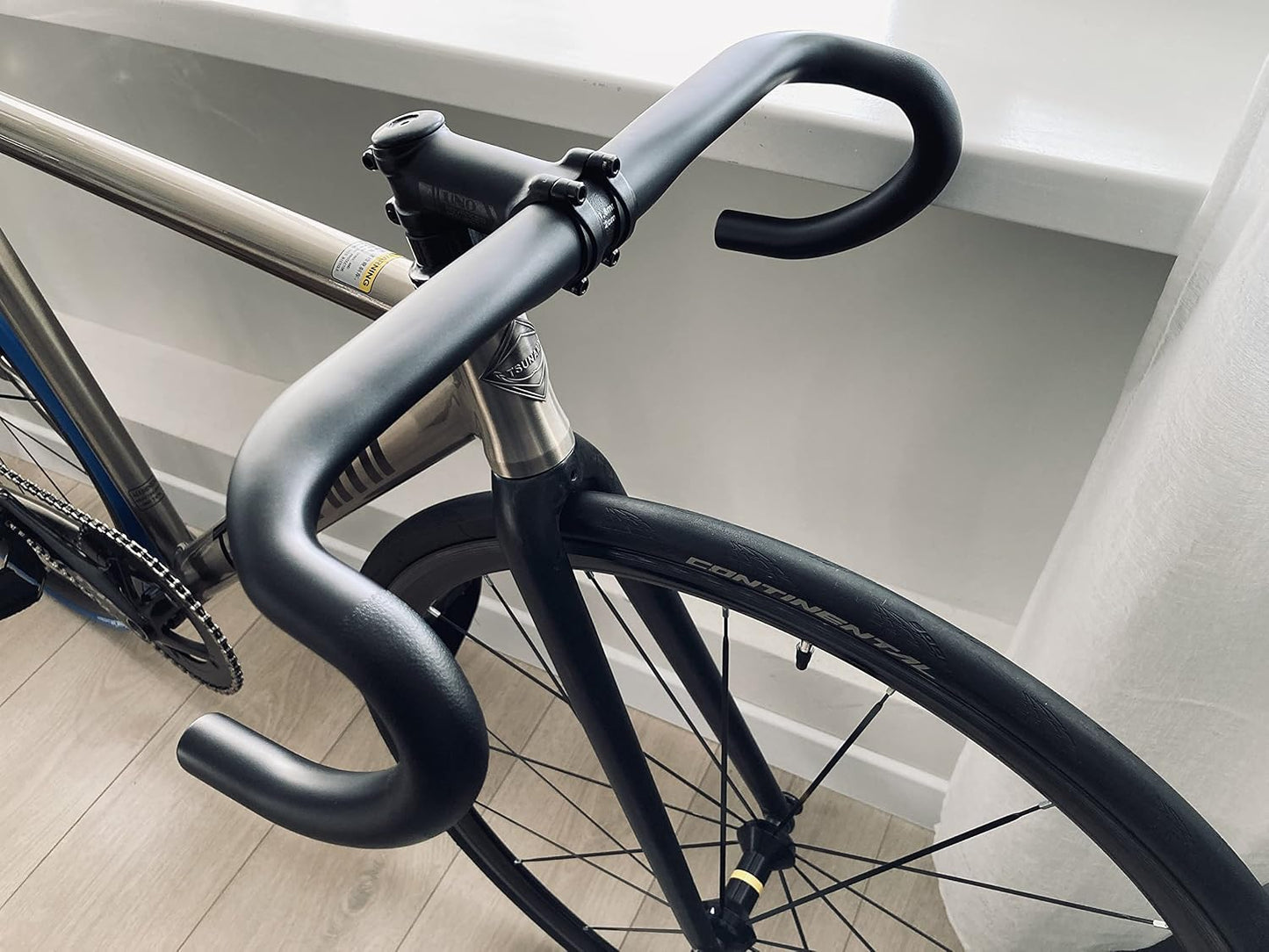 Manillar bicicleta carretera carbono 31.8mm 42cm