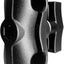 Brazo doble enchufe aluminio para bola abrazadera potente