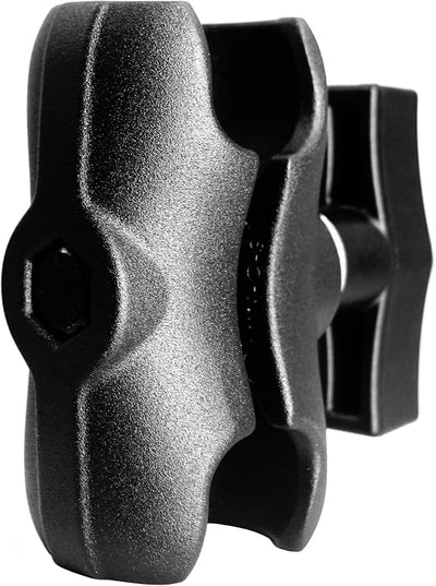 Brazo doble enchufe aluminio para bola abrazadera potente