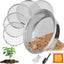 Tamiz tierra acero inox 5 mallas jardinería