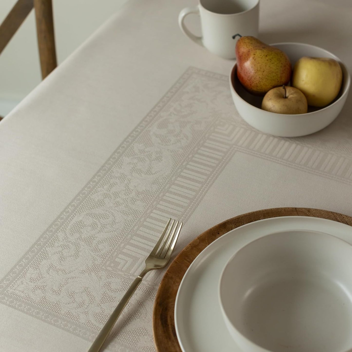 Mantel lino 60x144pulg rectangular uso diario y eventos