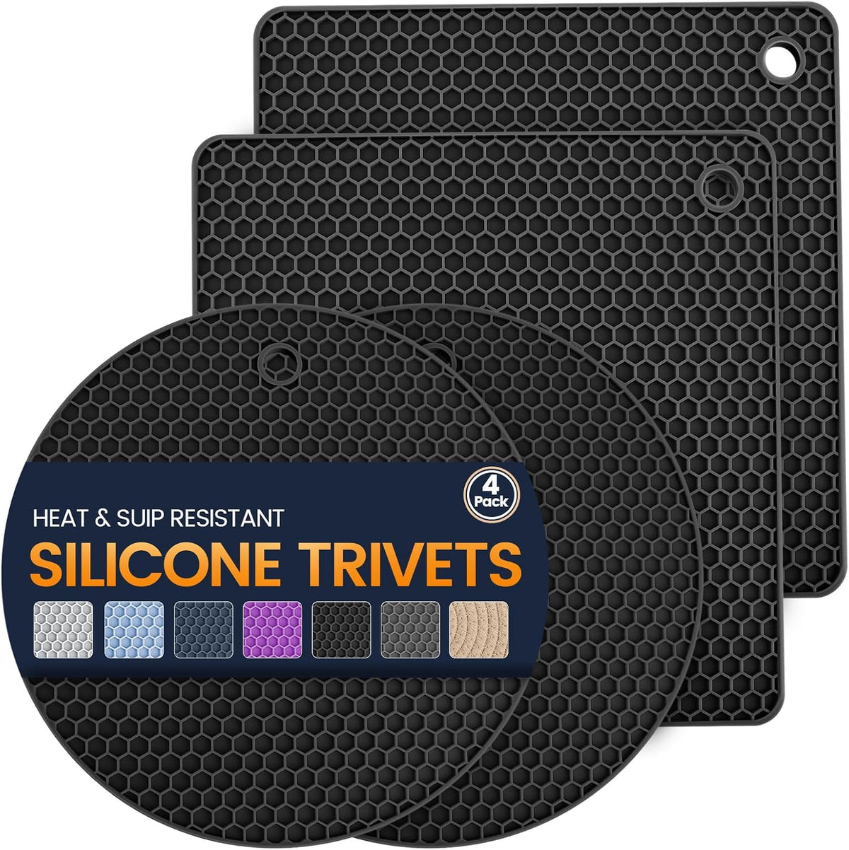 Almohadillas silicona antideslizantes multiusos cocina