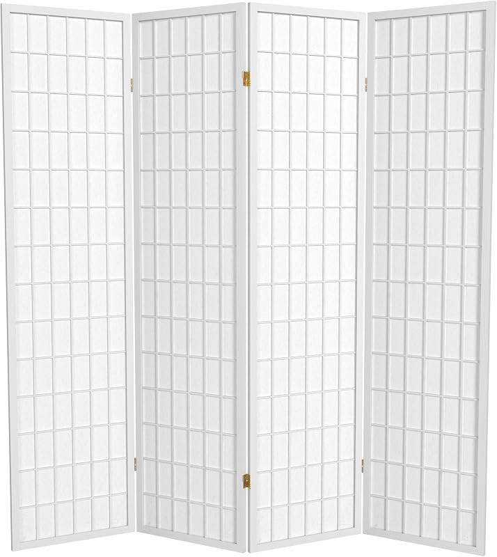 Pantalla Shoji 6ft 4 Paneles Color Blanco