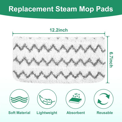 6 Pzas Almohadillas Microfibra para Trapeador Shark S1000