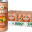 Bebida energética naranja piña lata 8oz pack 24