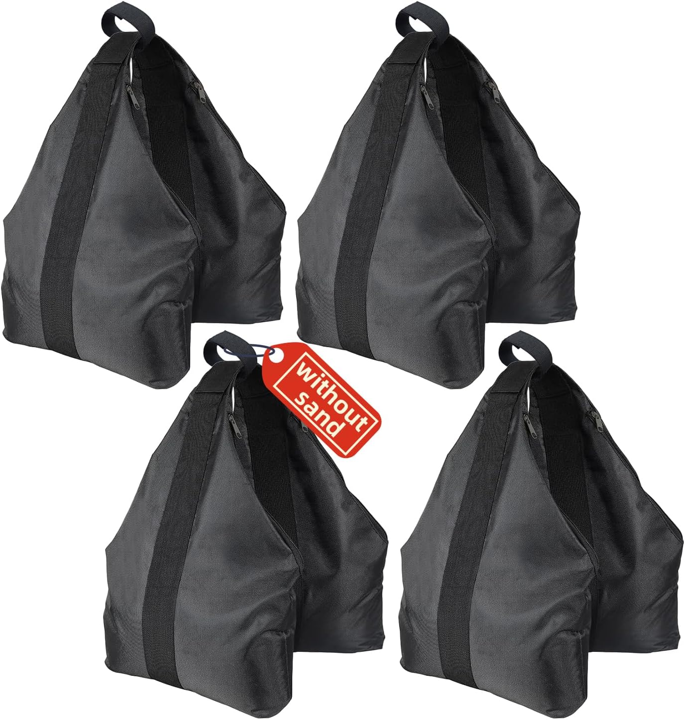 Pesos toldo bolsas arena 1680D set 4 para refugio solar