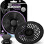 Recolector pelo negro acero inox para drenaje ducha