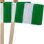 Banderas nigerianas 5x8" pack 12