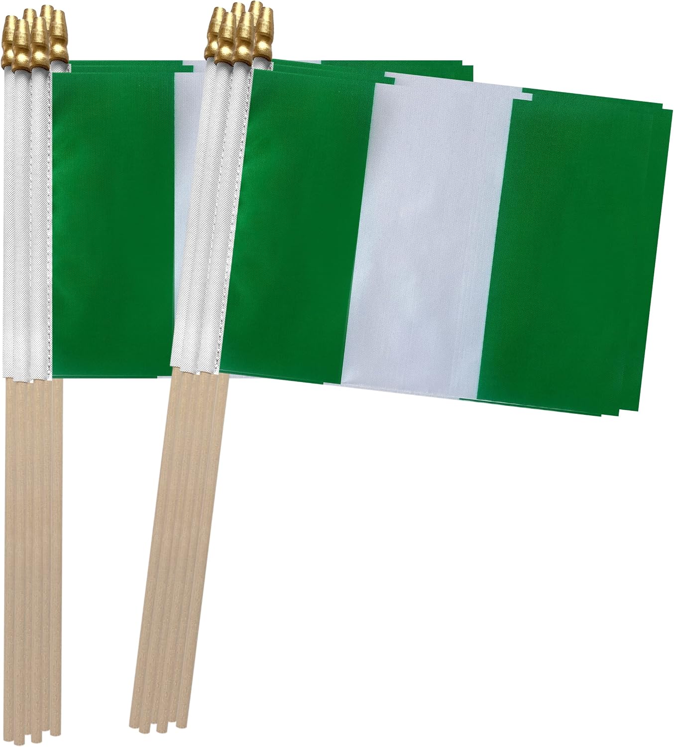 Banderas nigerianas 5x8" pack 12