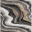 Alfombra pasillo mármol gris y dorado 2'7"x9'10"