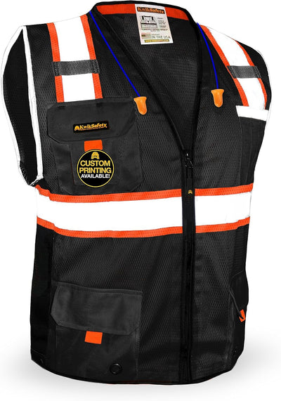 Chaleco seguridad reflectante ANSI OSHA hombre
