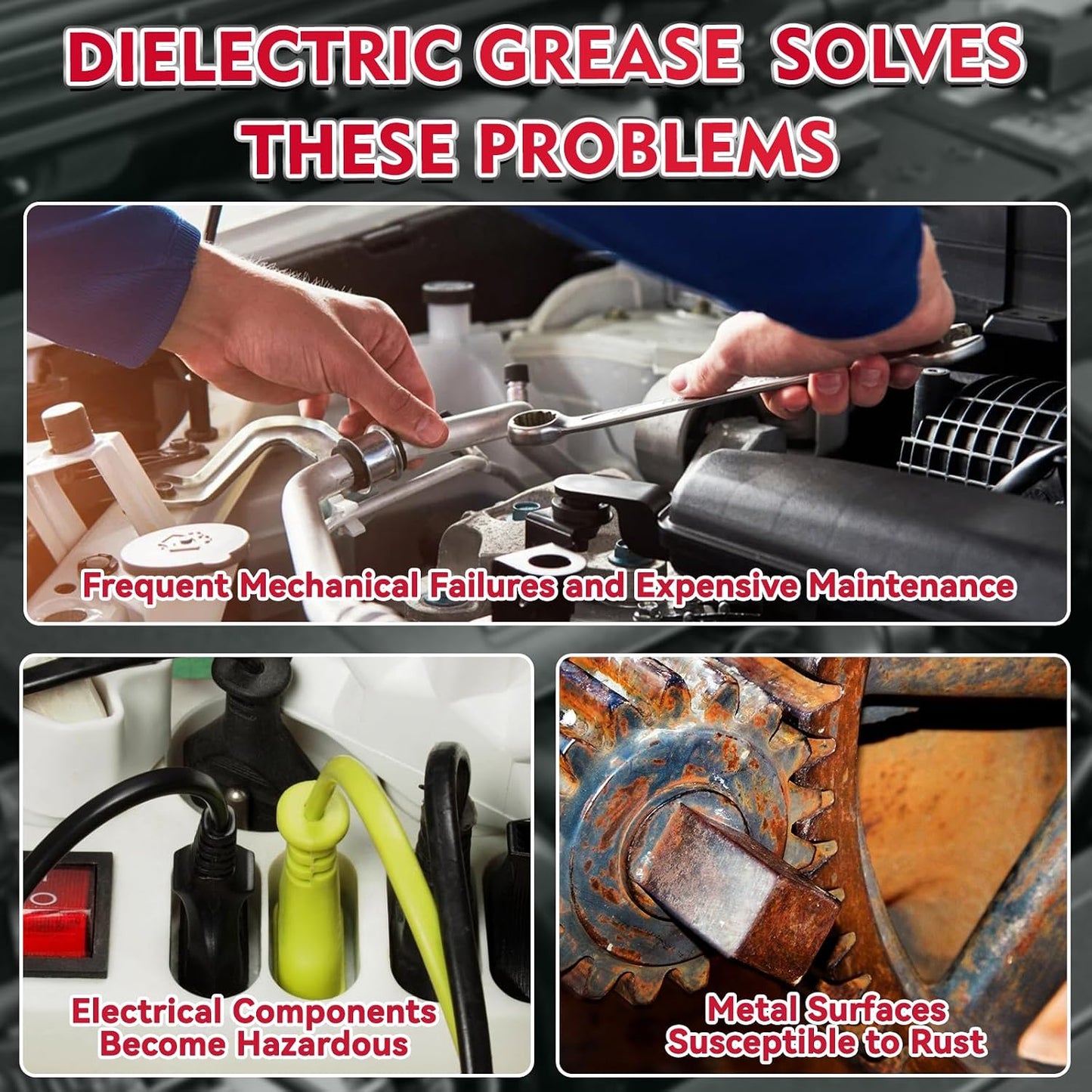 Grasa dieléctrica silicona para conectores eléctricos y bujías