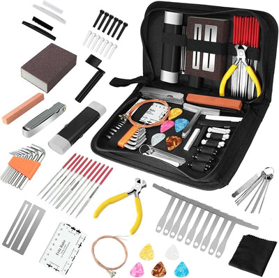 Kit 79 Pzas Herramientas Guitarra Ukelele Bajo Mandolina