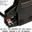 Conector espada horquilla aislado 8 AWG 600 V UL