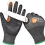 Guantes trabajo resist. cortes tactiles reforzado metal