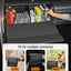 Organiz. maletero SUV cuero PU y PP ajustable plegable