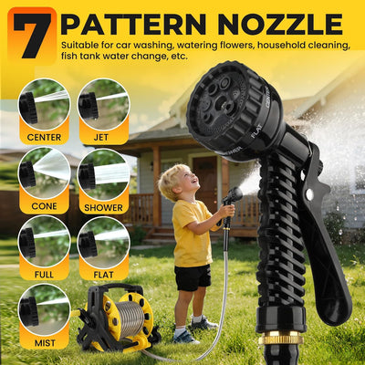 Manguera jardín 100ft acero inox 304 flexible 500PSI