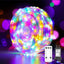 Luces Navidad exterior 600 LED 206ft impermeables 8 modos