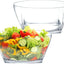 Set 2 Ensaladeras Plástico Acrílico para Mezclar