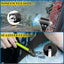 Martillo escape coche 2en1 cortacinturones 8 pzas negras